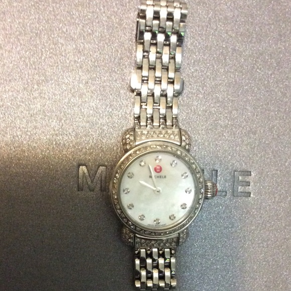 Michele CSX 26 Stainless Steel Diamond watch. - Picture 2 of 8